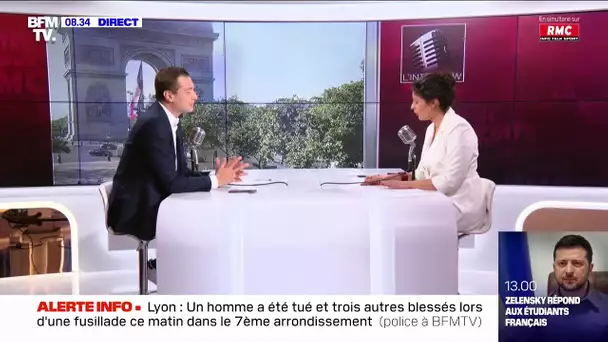 Bardella : "Le Pen n'a pas pris de décision concernant la présidence du RN"