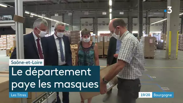La Saône-et-Loire offre 130 000 masques à ses collégiens