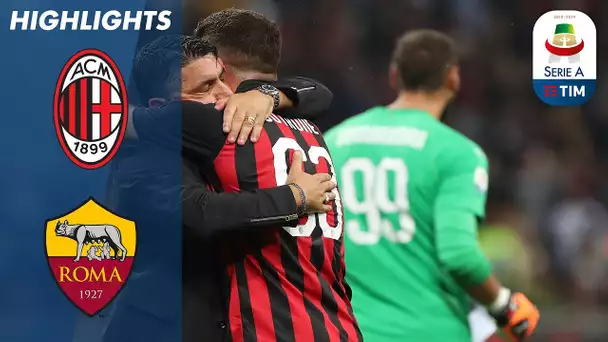 AC Milan 2-1 Roma | Cutrone Wins it Late for Milan | Serie A