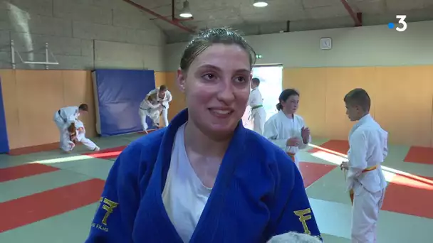 Portrait de Gabrielle Barbaud, jeune judokate du Jura