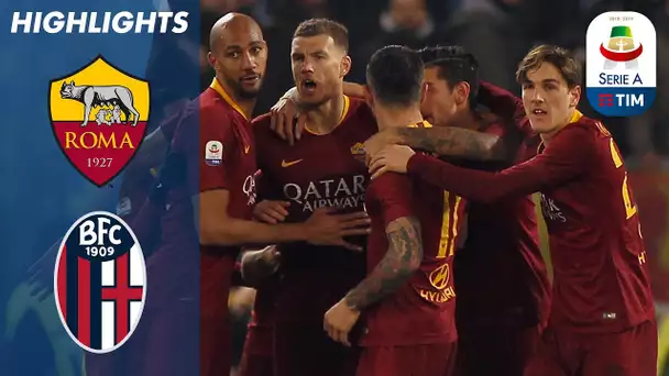 Roma 2-1 Bologna | Goals from Kolarov & Fazio saw 5th placed Roma hold on for win | Serie A