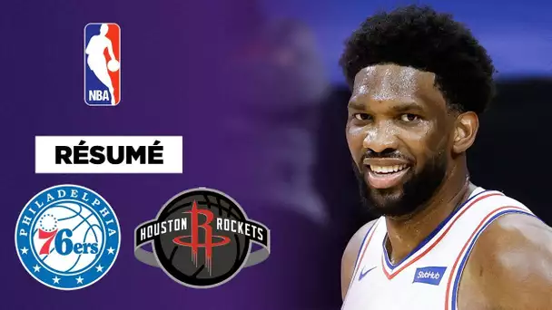 Résumé NBA VF : Embiid relance les Sixers face aux Rockets !