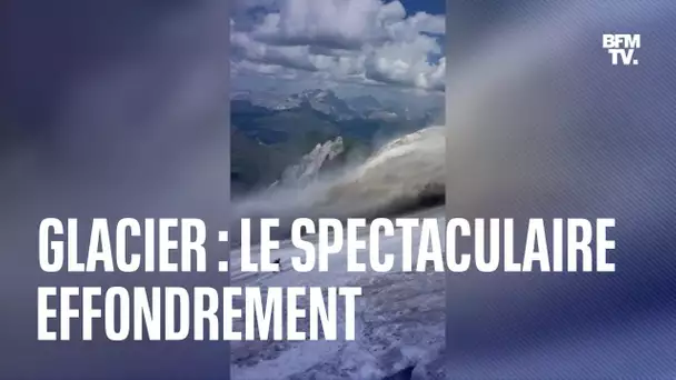 Glacier: le spectaculaire effondrement