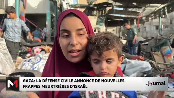 Gaza : la défense civile annonce de nouvelles frappes meurtrières d’Israël