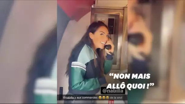 En route pour Fort Boyard, Nabilla s'improvise contrôleuse SNCF