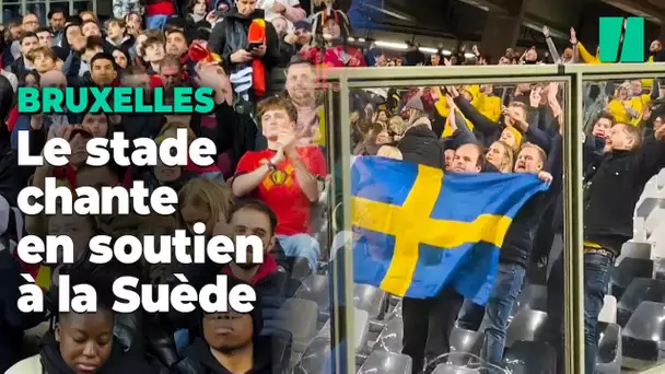 Belgique-Suède : La solidarité des supporters dans le stade durant l'attentat à Bruxelles