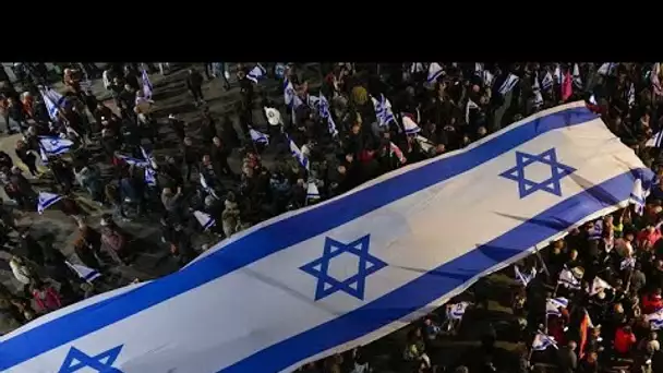 Des milliers d'Israéliens manifestent une nouvelle fois contre une réforme judiciaire c…