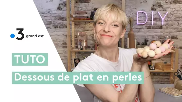 Tuto dessous-de-plat : protégez votre table avec des perles en bois
