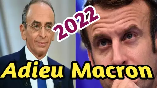 "Adieu, Emmanuel Macron", lance Éric Zemmour