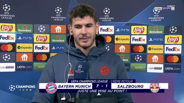 Bayern Munich - Salzbourg / Théo Hernandez : "On sait l'équipe qu'on a, on sait ce qu'on veut"
