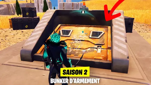 EMPLACEMENTS DES BUNKERS D'ARMEMENT SUR FORTNITE ! (FORTNITE SAISON 2 CHAPITRE 5)