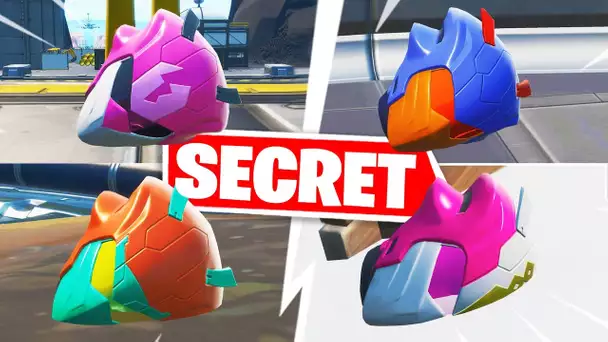 EMPLACEMENT DES MASQUES DU SKIN SECRET SINGULARITÉ SUR FORTNITE !