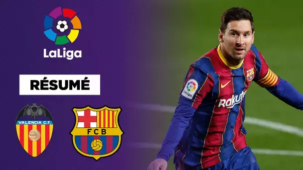 Résumé : Messi en feu, le FC Barcelone renverse Valence !