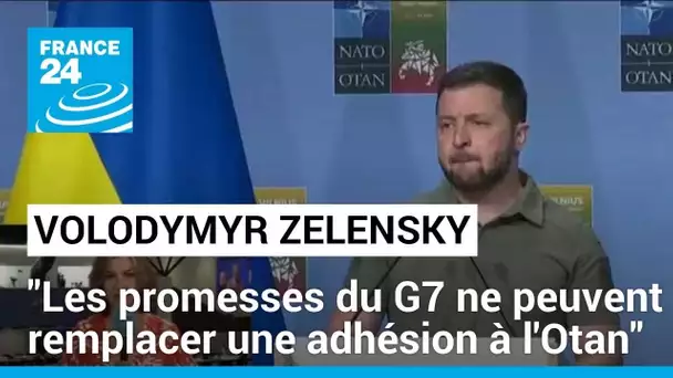 Volodymyr Zelensky : "Les promesses du G7 ne peuvent remplacer une adhésion à l'Otan"