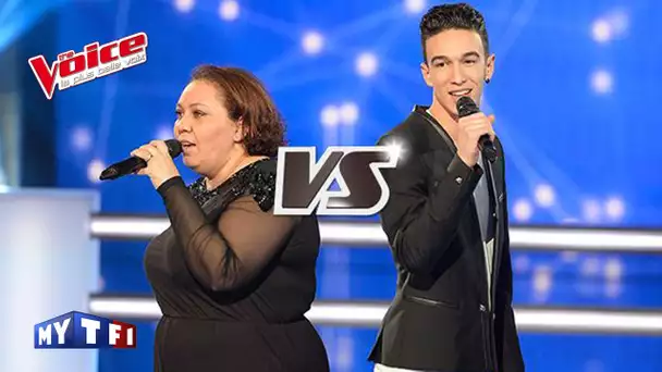 The Voice │Aubin VS Samira - The Scientist (Coldplay)│Battle