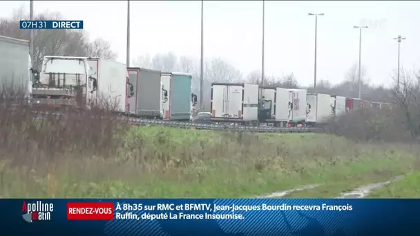 Variant du Covid: certains routiers ne veulent plus aller en Angleterre