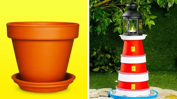 16 IDÉES SYMPA DE BRICOLAGES POUR TON JARDIN