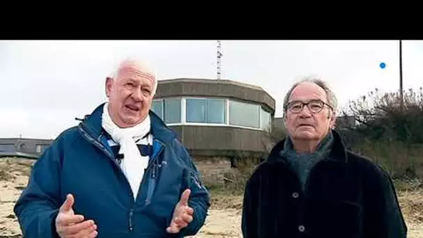 L. Le Meur, le maire de Ploemeur, après l'arrivée des 1ères plaques de fioul de l'Erika en Bretagne