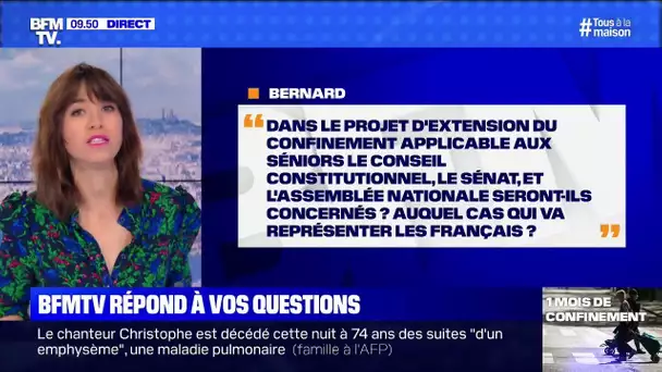 SI le confinement est prolongé pour les seniors, le sera-t-il pour les représentants politiques?