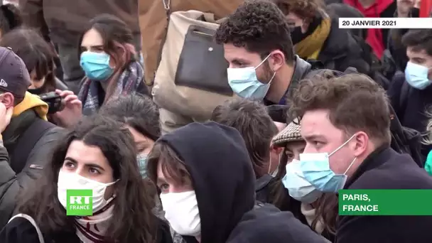 Paris : face à la crise sanitaire, des étudiants demandent la réouverture de leurs établissements
