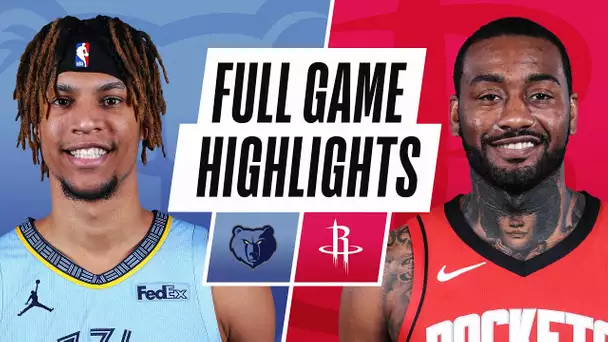 GRIZZLIES at ROCKETS | FULL GAME HIGHLIGHTS | February 28, 2021