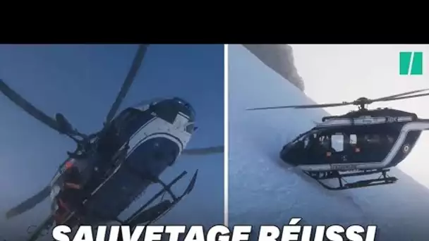 Cet incroyable sauvetage en hélicoptère à Chamonix impressionne dans le monde entier