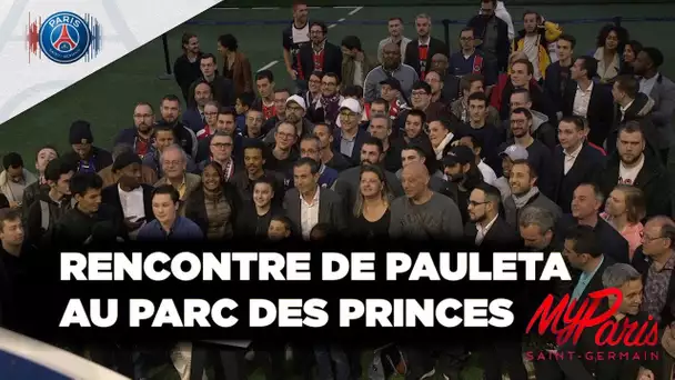 Les fans MyParis rencontrent Pauleta au Parc des Princes