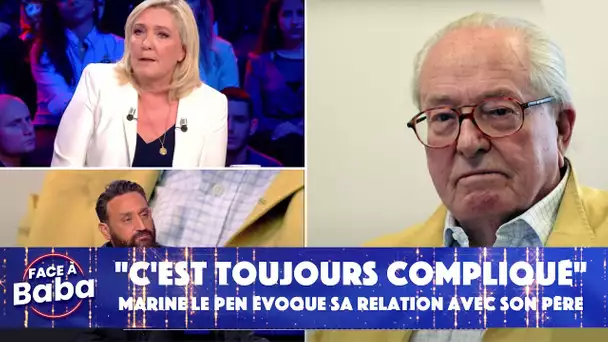 "C'est toujours compliqué" : Marine Le Pen évoque sa relation avec son père