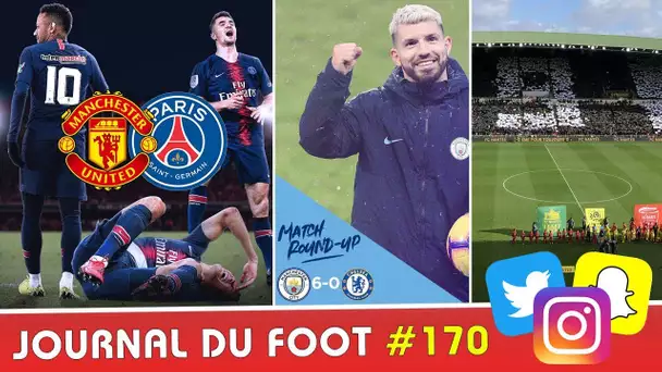 Hécatombe au PSG avant MU, CITY écrase CHELSEA, nouvel hommage à SALA