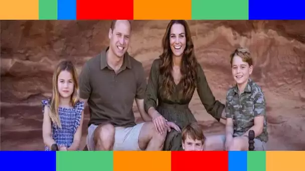 PHOTO – Kate et William publient une carte de vœux craquante  leurs enfants ont bien changé