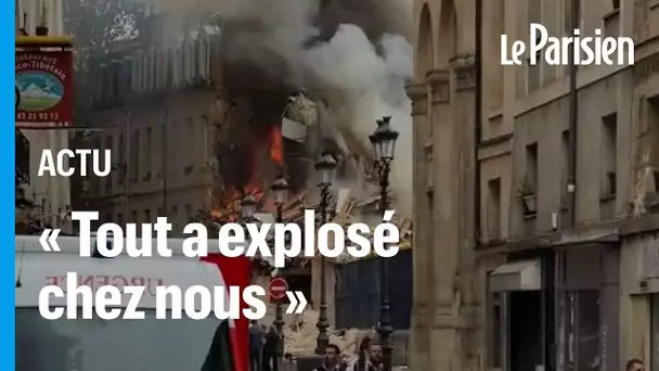 Paris : explosion dans le Ve arrondissement, des immeubles en feu