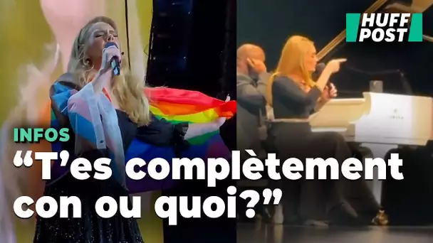 Adèle recadre sèchement un spectateur anti-LGBT+