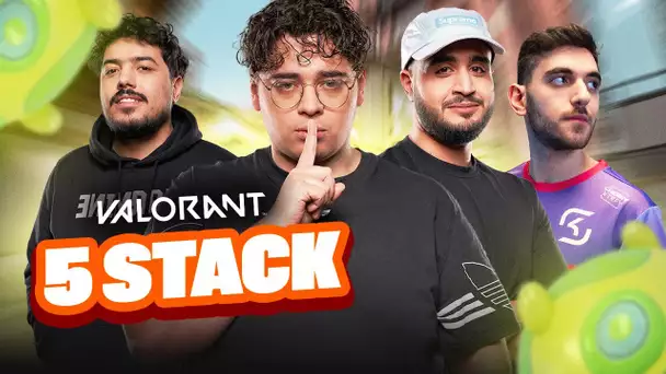 ON PART EN 5 STACK SUR VALORANT AVEC NISQY, TIKY, BIBI & KOTEI