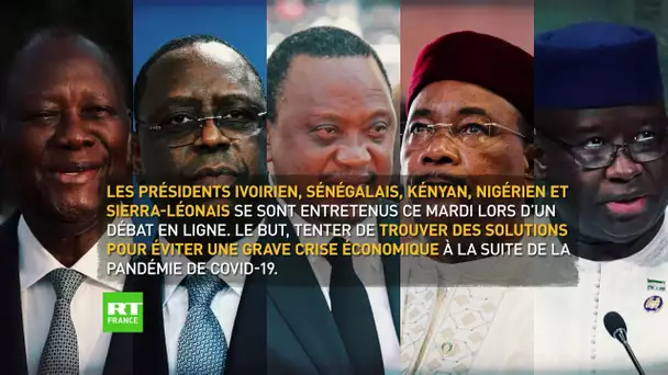 Covid-19 : face à la menace d’une crise économique, cinq présidents africains se sont réunis