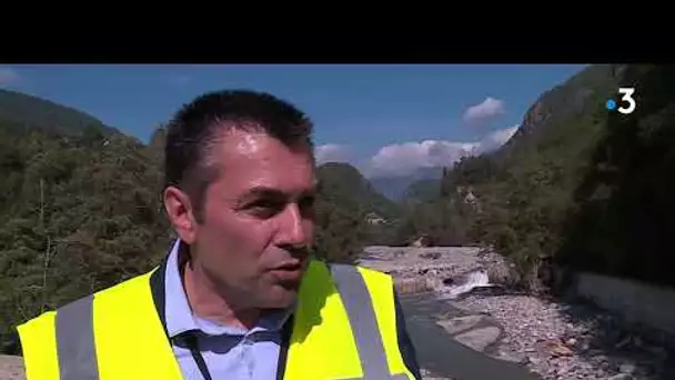 Un an après la tempête Alex, la destruction du barrage du Suquet à Utelle a commencé