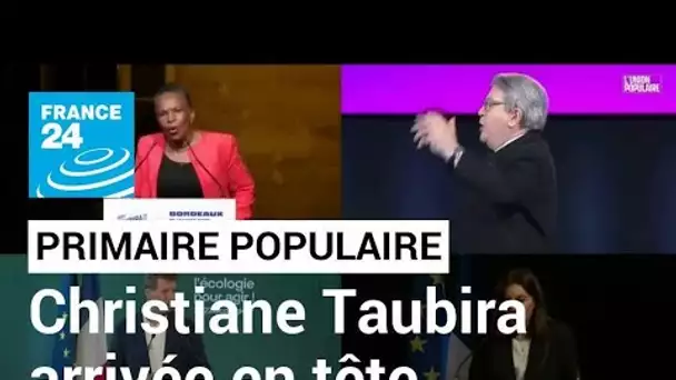 Christiane Taubira est arrivée en tête de la Primaire populaire • FRANCE 24