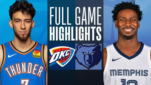 THUNDER at GRIZZLIES | FULL GAME HIGHLIGHTS | March 16, 2024