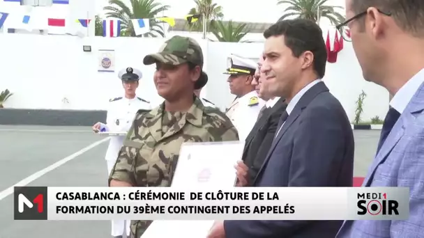 Casablanca : Cérémonie de clôture de la formation du 39e contingent des appelés au service militaire