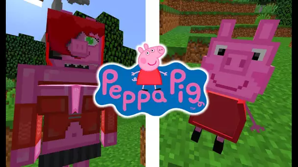 PEPPA PIG DANS MINECRAFT ! PEPPA PIG MOD MINECRAFT 1.9. FR PEPPA PIG EN FRANCAIS