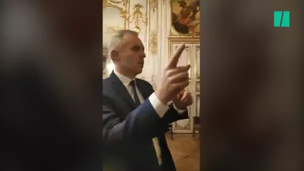 Le gilet jaune Éric Drouet a filmé et diffusé en direct la rencontre avec Rugy