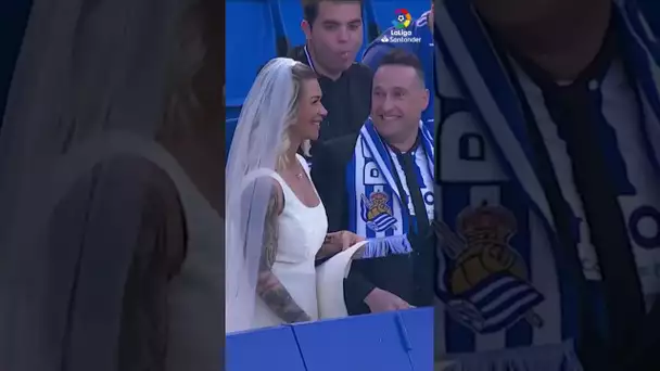 Wedding is coming to the Reale Arena? 😏  Álex Remiro 👰🏼  #shorts #laligasantander #realsociedad