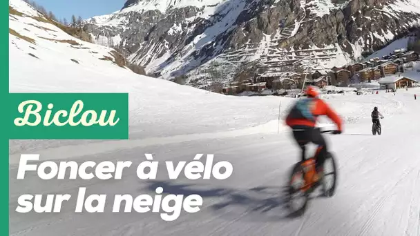 Biclou : on a testé le fatbike électrique sur la neige