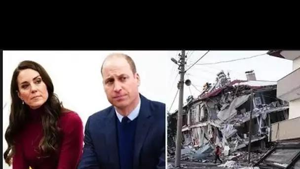 Kate et William font un don personnel pour aider les victimes du tremblement de terre en Turquie et