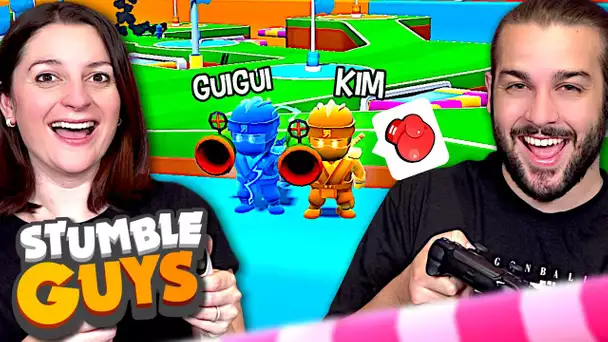 GUILLAUME VS KIM SUR STUMBLE GUYS ! QUI SERA LE MEILLEUR AVEC CE SKIN SPECIAL ?