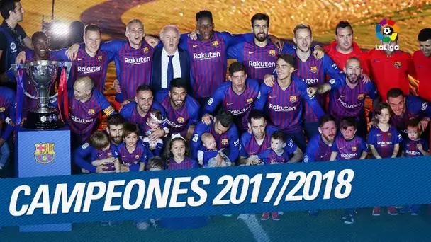 FC Barcelona - Campeón LaLiga Santander 2017/2018