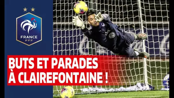Travail devant le but pour les attaquants, Equipe de France I FFF 2019