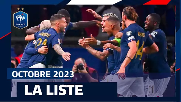 Les 23 pour octobre, Equipe de France I FFF 2023