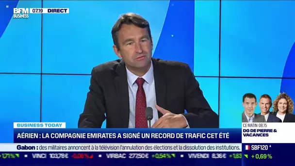 Cédric Renard (Emirates France): La compagnie aérienne Emirates a signé un record de trafic cet été