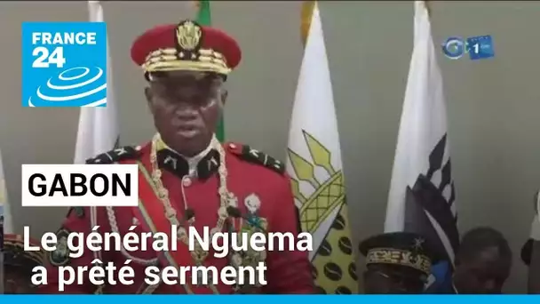 Coup d'État au Gabon : le général Nguema prête serment en tant que "président de la transition"