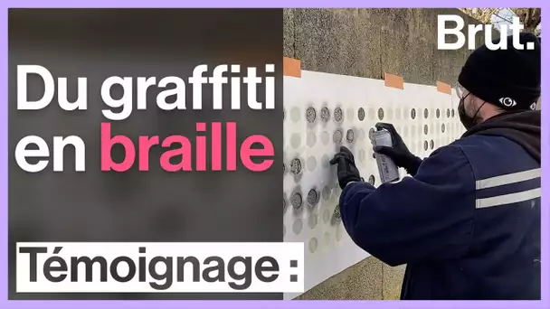 Du graffiti en braille